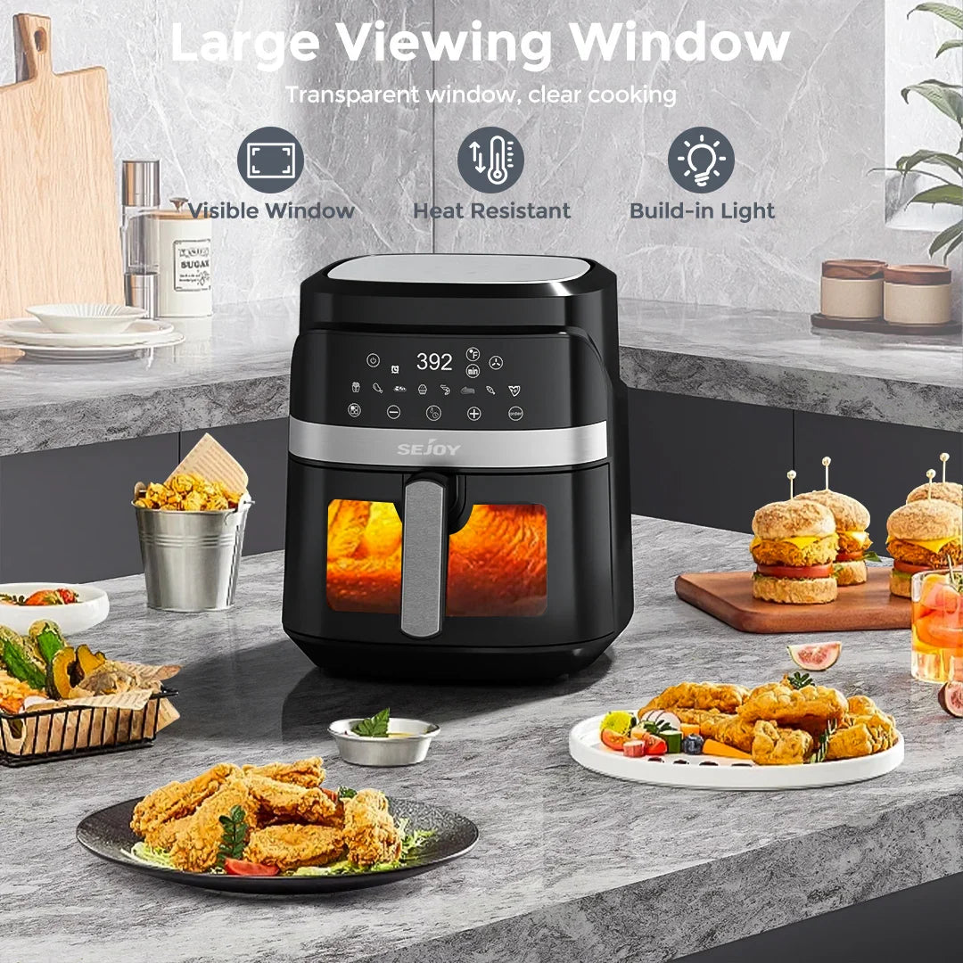 Sejoy 8 In 1 Air Fryer Oven Multifunction 1500W 110V