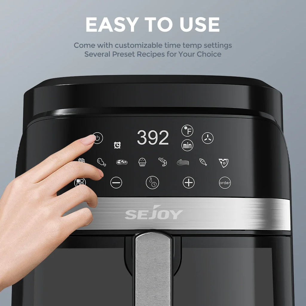 Sejoy 8 In 1 Air Fryer Oven Multifunction 1500W 110V