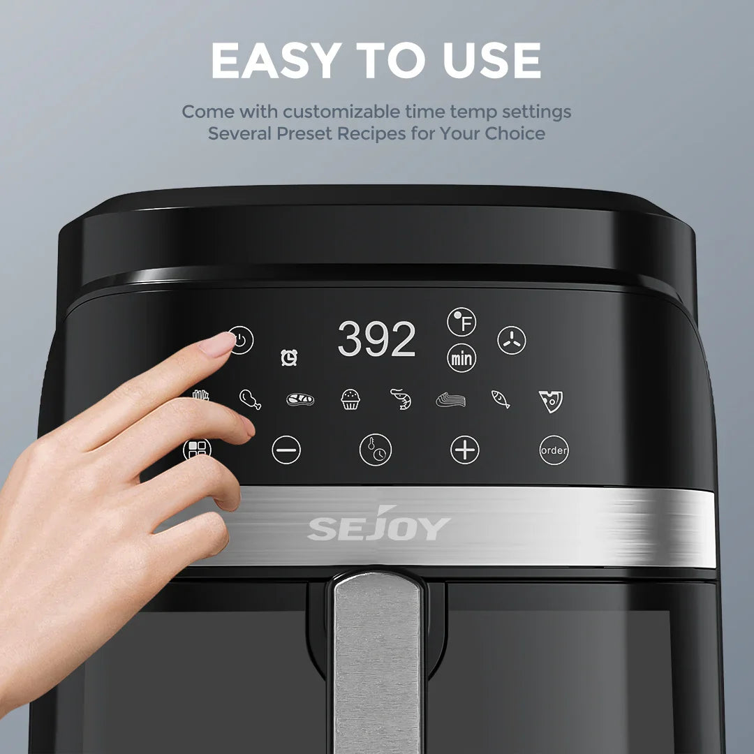 Sejoy 8 In 1 Air Fryer Oven Multifunction 1500W 110V